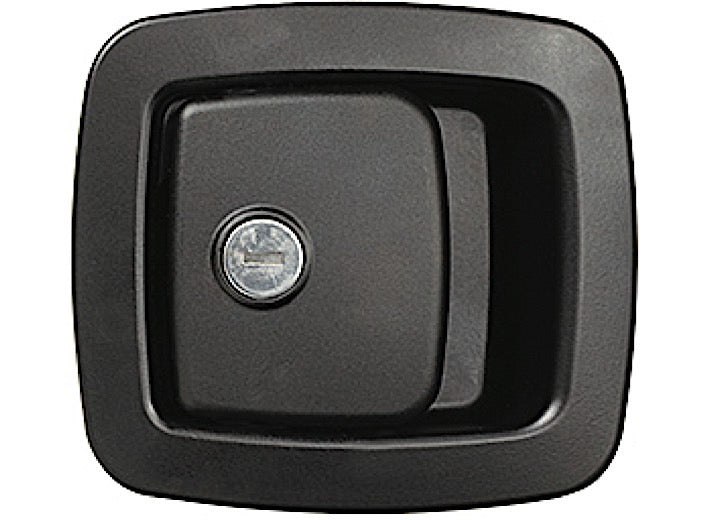 RV Designer BAGGAGE DOOR LOCK,BLACK-PLASTIC PLUNGER (TRIMARK 60-460)