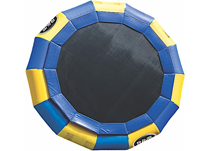 RAVE Sports Aqua Jump Eclipse 200 Water Trampoline - Blue/Yellow