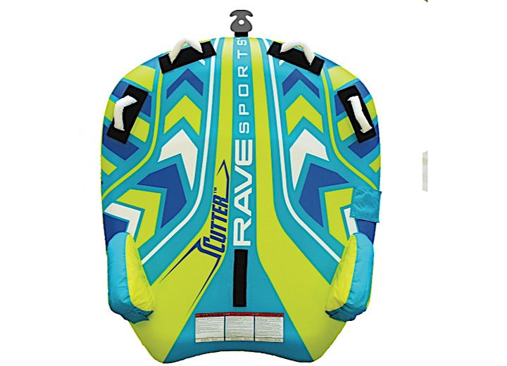 RAVE Sports Cutter 2 Person Extreme Inflatable Towable Tube