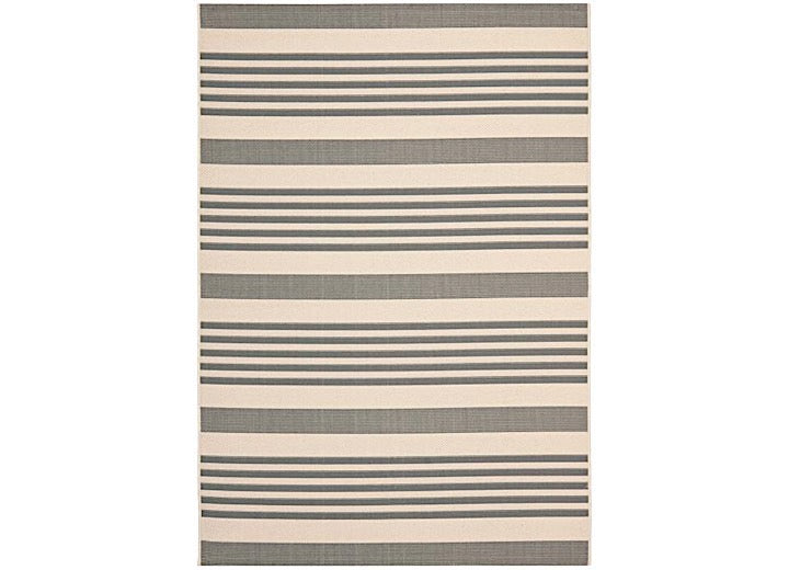 Safavieh Courtyard Collection Outdoor 5'3"x7'7" Medium Rectangle Rug - Grey/Bone