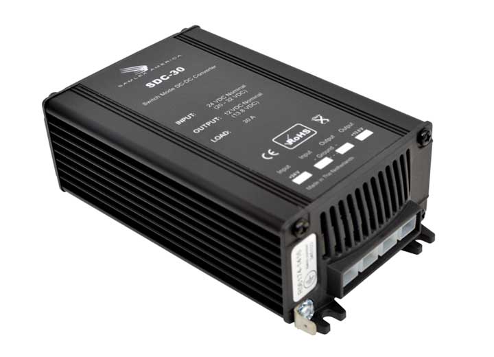 Samlex America STEP DOWN DC CONVERTER: INPUT 20-32 VDC, OUTPUT 13.8,  30 AMPS