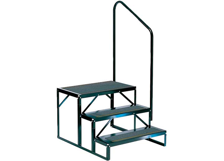 Stromberg Carlson Products, Inc PARK MODEL TRAILER STEP, 7IN RISE, 9IN RUN, TOTAL HEIGHT 21IN, UNASSEMBLED