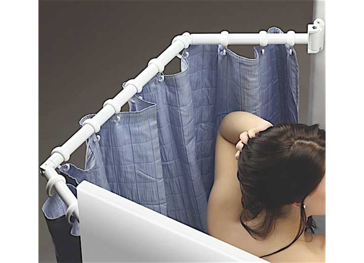 Stromberg Carlson Products, Inc EXTEND-A-SHOWER FITS 35IN-42IN W SHOWERS SATIN FINISH