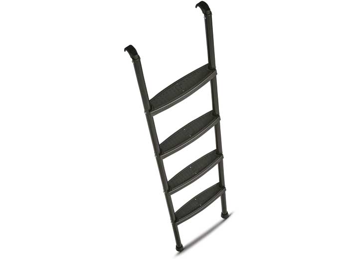 Stromberg Carlson Products, Inc INTERIOR BUNK LADDER, KD, MOLDED TREADS, 66IN, BLACK, DOMESTIC