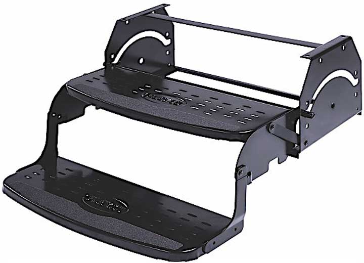 Stromberg Carlson Products, Inc RV MANUAL STEP 24IN W DOUBLE RADIUS TREADS 7.75IN RISE