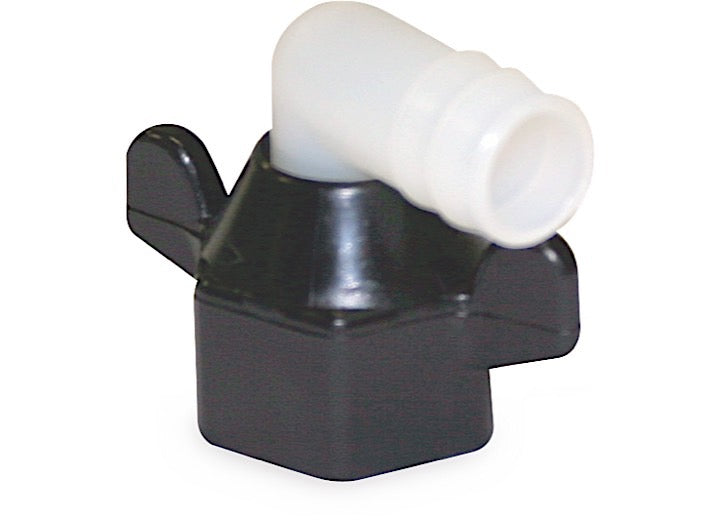 Pentair Shurflo WINGNUT SWIVEL, NYLON, 1/2IN-14 NPT (F) X 3/4IN BARB