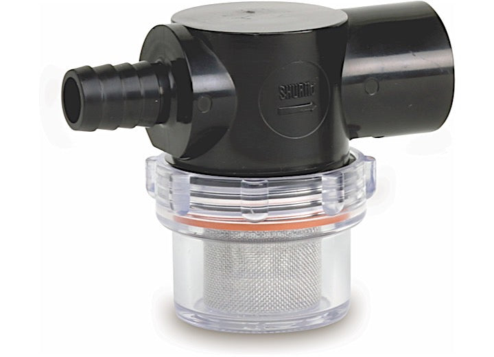 Pentair Shurflo TWIST-ON STRAINER 1/2IN BARB INLET, 1/2IN NPSM-FEMALE OUTLET