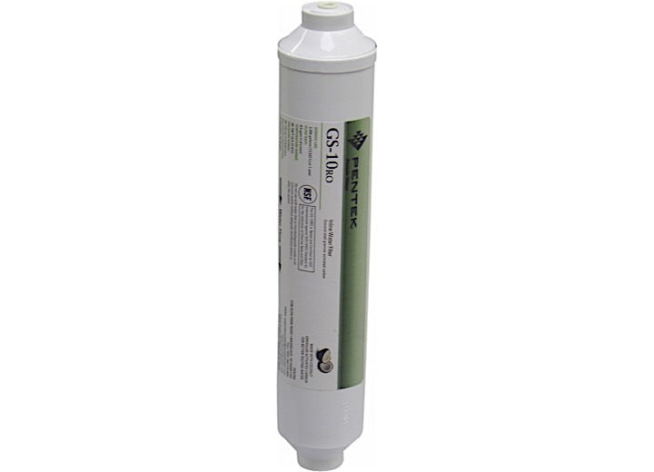 Pentair Shurflo GS-10RO-G-1/4IN, 10IN IN-LINE FILTER, 1/4IN QUICK-CONNECT
