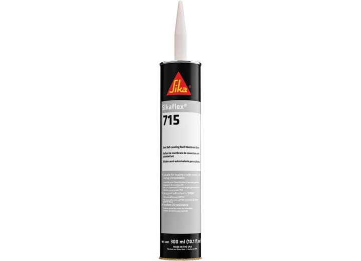 Sika Corporation SIKAFLEX-715 BLACK SEMI SELF-LEVELING ROOF MEMBRANE SEALER-300ML