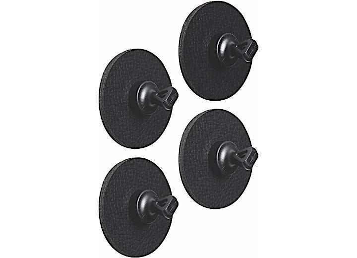 Silwy Drinkware Silwy Magnetic “Flex” Pins with Black Metal Nano-Gel-Pads - Set of 4