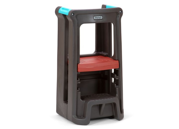 Simplay3 Toddler Tower Adjustable Stool - Brown