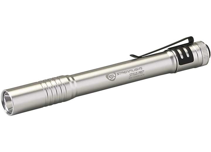 Streamlight Inc STYLUS PRO - SILVER - CLAM PACKAGED - WHITE LED