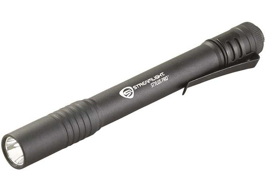 Streamlight Inc STYLUS PRO - BLACK - CLAM PACKAGED - WHITE LED