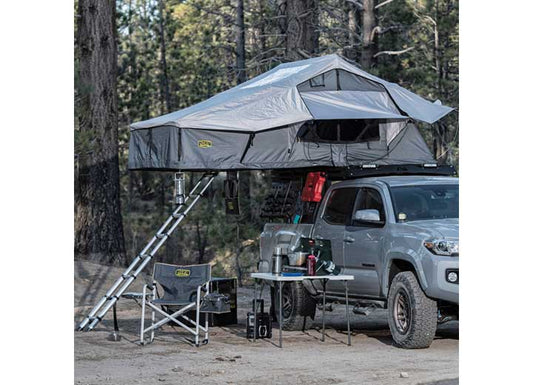 Smittybilt GEN2 OVERLANDER TENT XL; GRAY TENT BODY W/LIGHT GRAY RAINFLY; SLEEPS 3-4