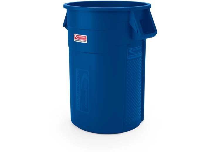 Suncast TRASH CAN UTILITY, 44, BLUE