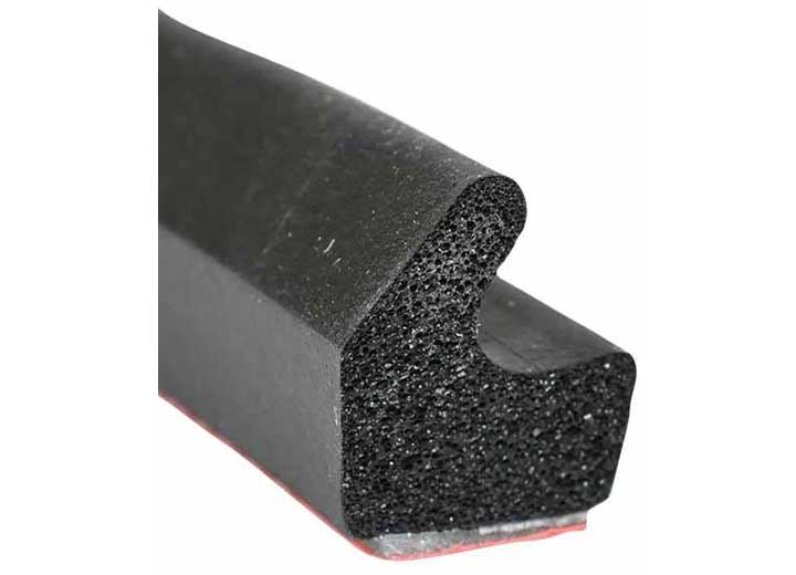 Steele Rubber Products W/S, SPONGE, ANGULAR W/TAPE, 5/8X7/16, 15FT
