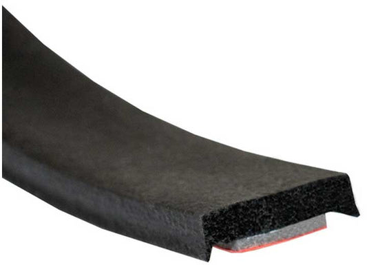 Steele Rubber Products W/S, SPONGE, RECTANGLE W/TAPE, 5/8X1/8, 20FT