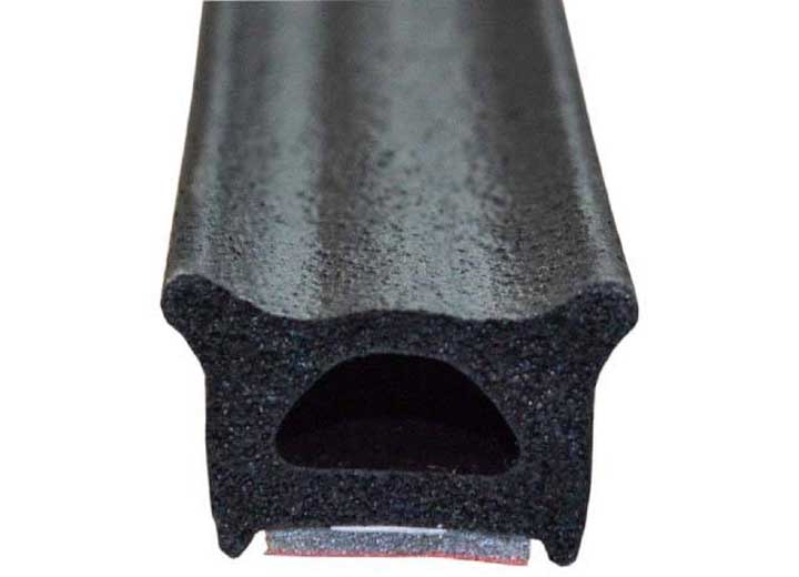 Steele Rubber Products W/S, SPONGE, HALF RND TABS W/TAPE, 7/16X1/2, 15FT