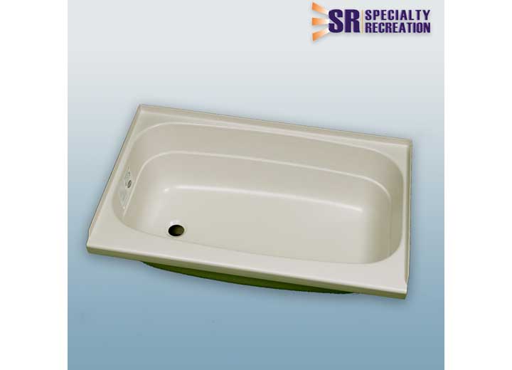 Specialty Rec $ LTL $ -TUB, 24 X 40, LH DRAIN, PARCHMENT