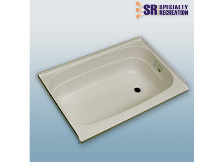 Specialty Rec $ LTL $ -TUB, 24 X 40, RH DRAIN, PARCHMENT