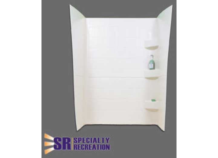 Specialty Rec $ LTL $ -SHOWER WALL, 24 X 32 X 66, WHITE