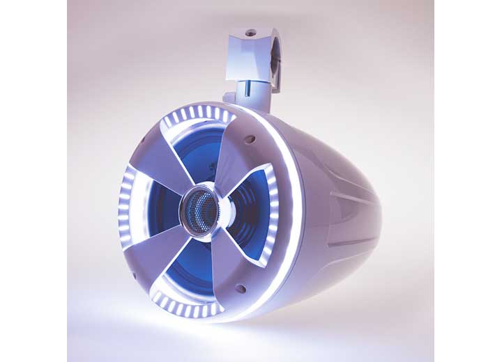 Sound Stream PAIR(2)OF 8 BRIGHT WHITE LED SPEAKER RINGS