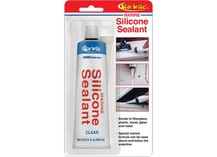 Star Brite / Star-Tron SILICONE SEALANT CLEAR 2.8 OZ.