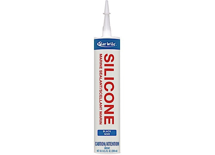 Star Brite / Star-Tron SILICONE SEALANT BLACK 10.3 OZ.