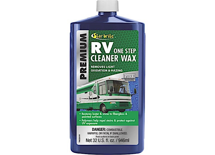 Star Brite / Star-Tron PREMIUM RV ONE STEP HEAVY DUTY CLEANER WAX 32 OZ