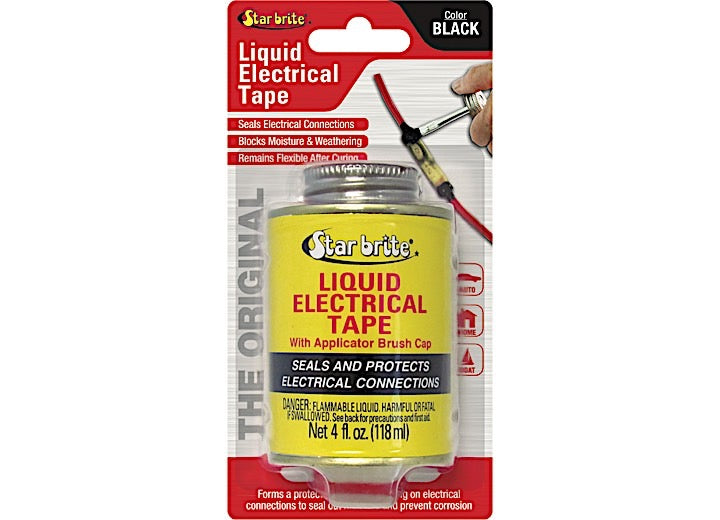 Star Brite / Star-Tron LIQUID ELECTRICAL TAPE BLACK 4 OZ.