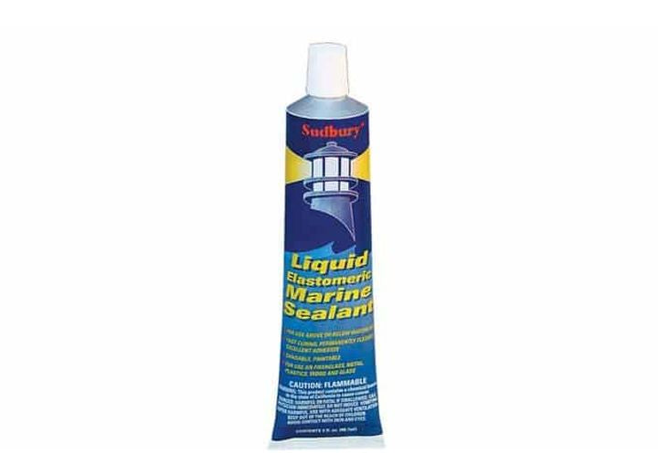 Sudbury Boat Care ELASTOMERIC SEALANT WHITE 3OZ TUBE CARDED
