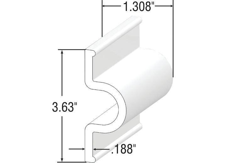 Taylor Made C SHAPE DOCK EDGE 25FT COIL