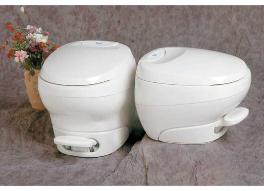 Thetford AQUA-MAGIC BRAVURA PLASTIC BUILT-IN TOILET WITH HAND SPRAY - WHITE