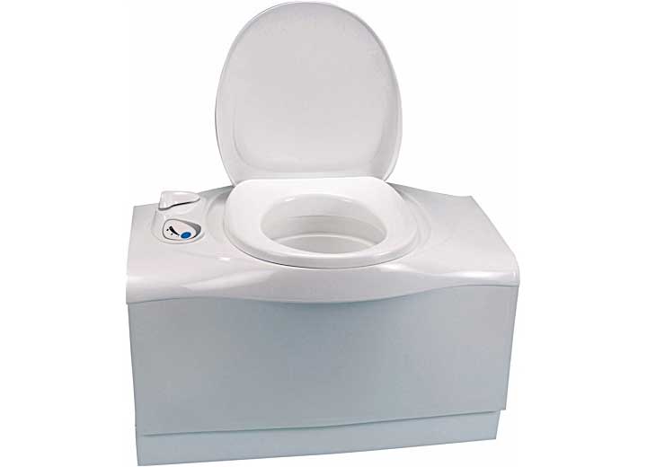 Thetford C402C CASSETTE PLASTIC REMOVABLE CASSETTE BUILT-IN TOILET, WHITE - 5.1 GALLONS