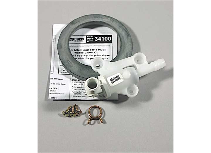 Thetford Water Valve with Drive Arm for Style Lite & Aqua-Magic Style Plus RV Toilets