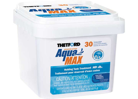 Thetford AquaMAX Spring Showers Holding Tank Treatment – 30-Pack Toss-Ins