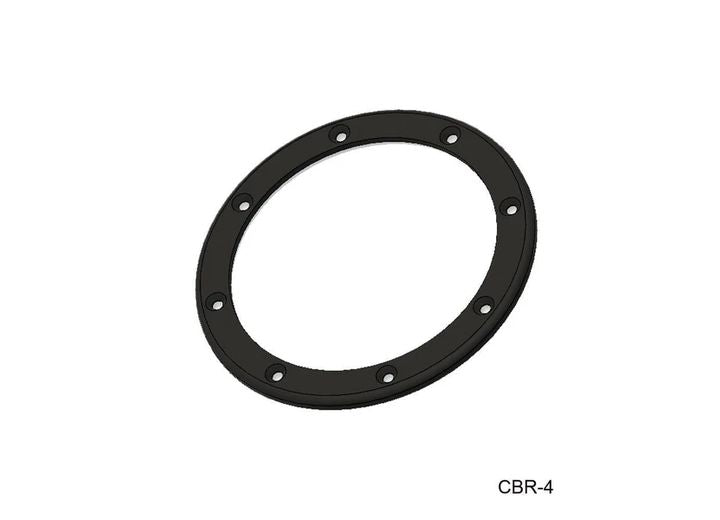 TH Marine 4.5IN REINFORCED CABLE BOOT RING - BLACK