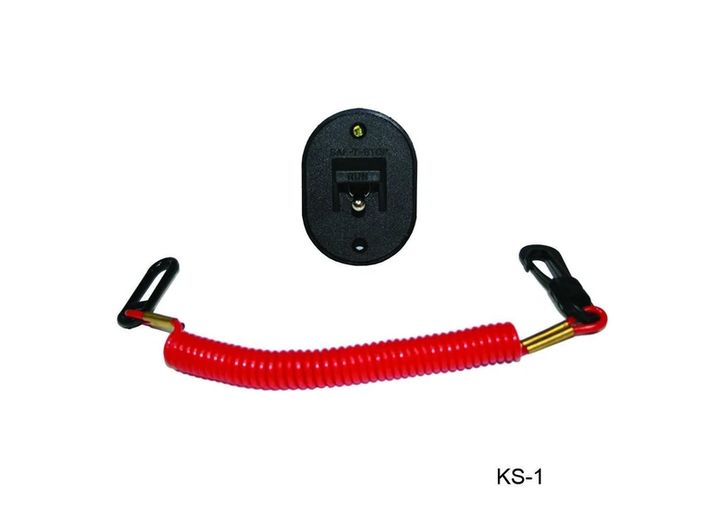 TH Marine SINGLE OUTBOARD SAF-T-STOP KILL SWITCH