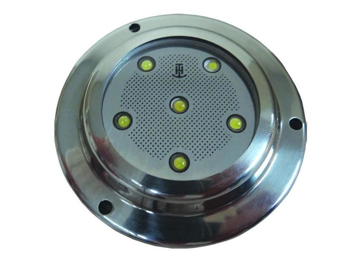 TH Marine ROUND HIGH OUTPUT UNDERWATER - 12 WATT - BLUE LED W/ SS BEZEL - PKGD.
