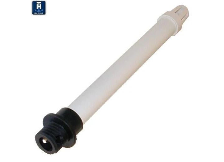 TH Marine 12IN OVERFLOW DRAIN TUBE WITH THREADED BOOT AND GLUED SCREEN