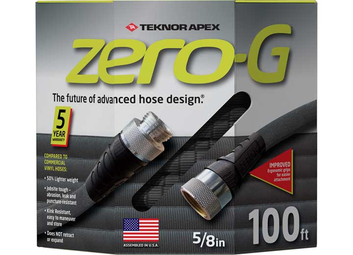 Teknor Apex 600 PSI-RATED-ZERO-G HOSE, 5/8IN X 100FT, BLACK