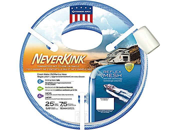 Teknor Apex 5/8IN X 25FT BLUE NEVERKINK HOSE