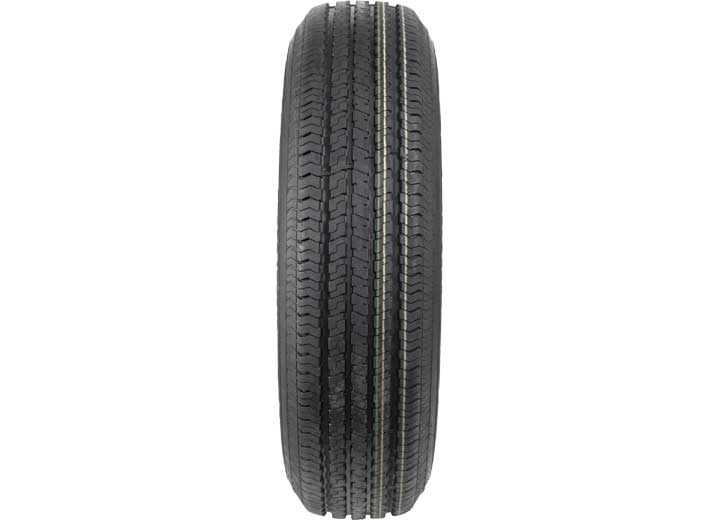 Taskmaster ST205/75R15 LRD RAMBLER TRAILER TIRE ON 15X5 5X4.5 BLACK MOD STEEL WHEEL 1820 LC