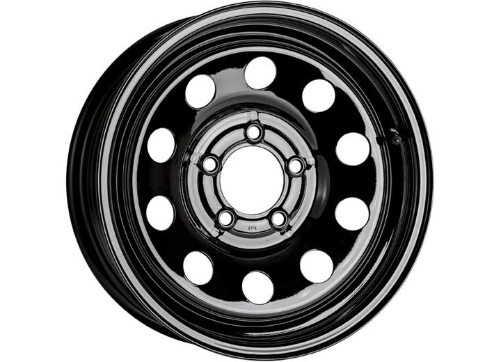 Taskmaster STEEL VESPER TRAILER WHEEL 15X6 5X5 BLACK MOD 2835 LCC