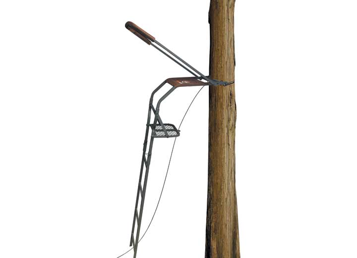 Trophy Treestands MAXGRIP DELUXE (HIGHVIEW) - 16FT SINGLE PERSON LADDERSTAND