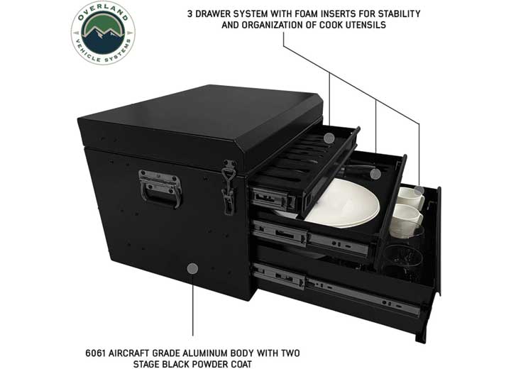 Overland Vehicle Systems / Up Down Air CP DUTY GLAMPING 39 PIECE GLAMPING KITCHEN SYSTEM