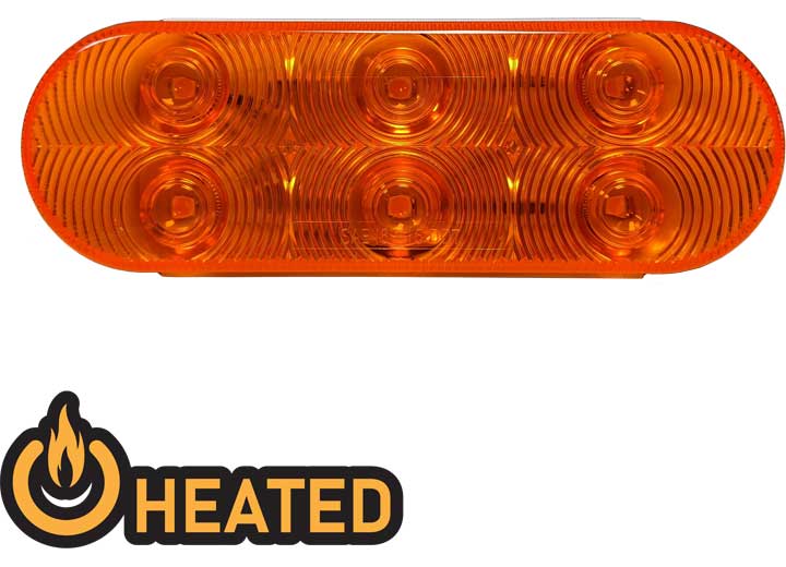 Uni-Bond Lighting LED HEATED TAIL LAMPS 6-DIODES AMBER