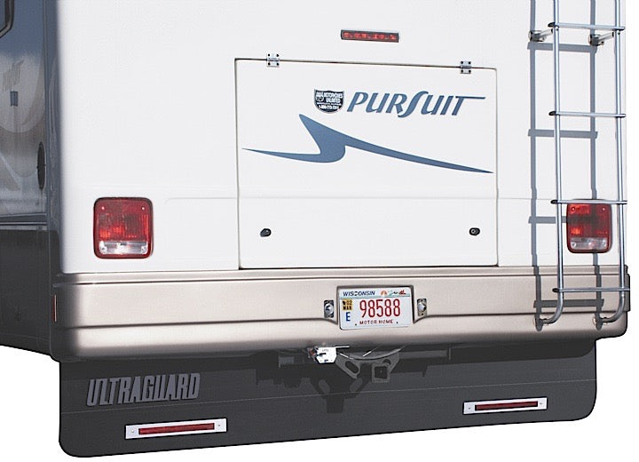 Ultraguard/Rock Solid ULTRA GUARD - MOTOR HOME 94INX20IN MOLDED RUBBER W/ NYLON CORD REINFORCED 2 POLISHED ALUMINUM TRIM