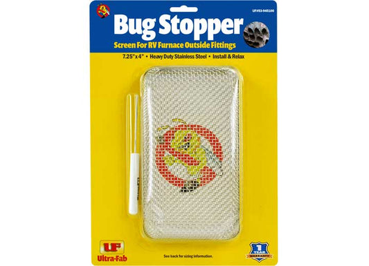 Ultra Fab Products, Inc Ultra-Fab Bug Stopper 7.25" x 4" Insect Screen for RV Outside Furnace Vents