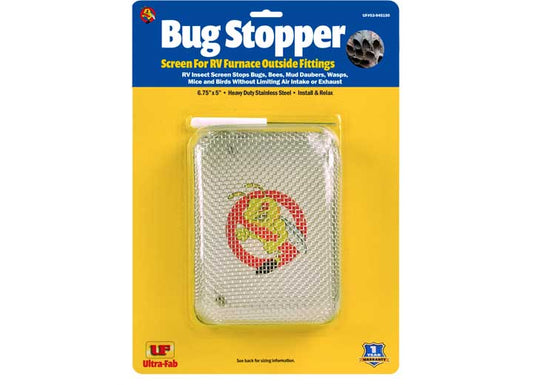 Ultra Fab Products, Inc Ultra-Fab Bug Stopper 6.75" x 5" Insect Screen for Atwood RV Outside Furnace Vents